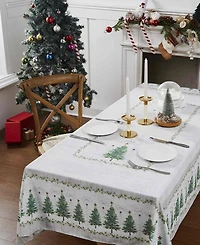 Avanti Trees Polyester Tablecloth Oblong