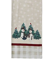 Avanti Country Snowman Polyester Runner, 14" x 72"