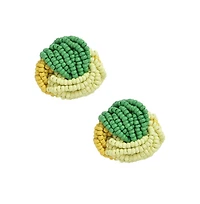 Sohi Women's Knot Stud Earrings