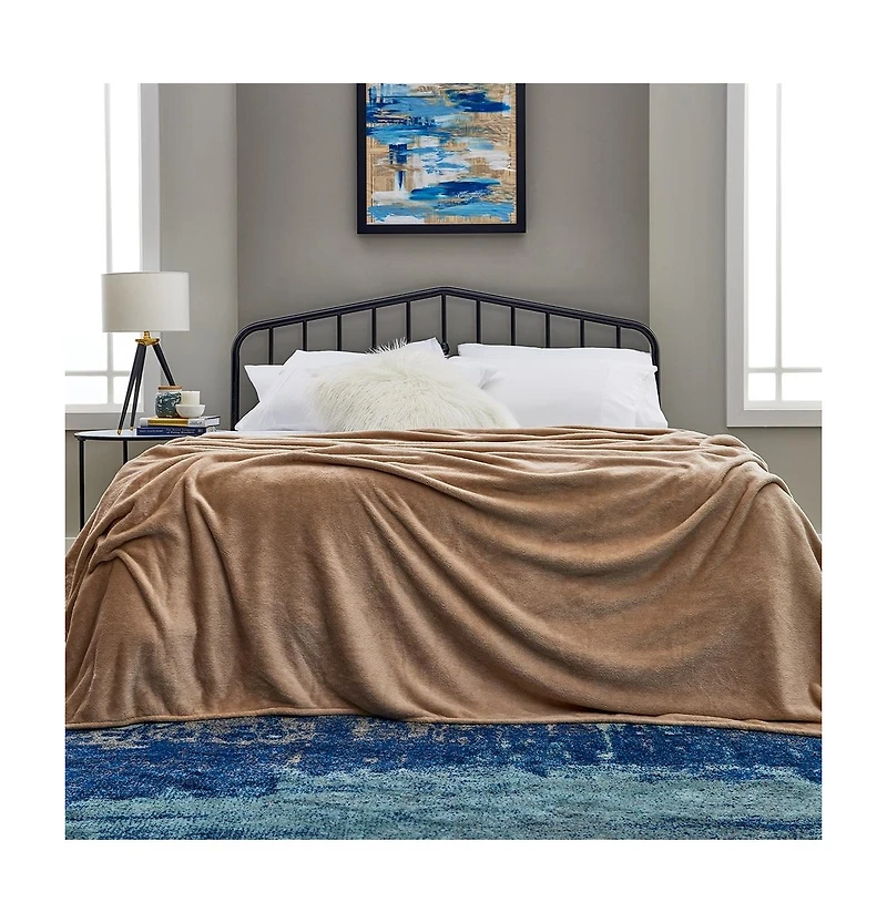 Cosy House Collection Everyday 1500 Series Fleece Blanket - Bedroom Essentials All Season