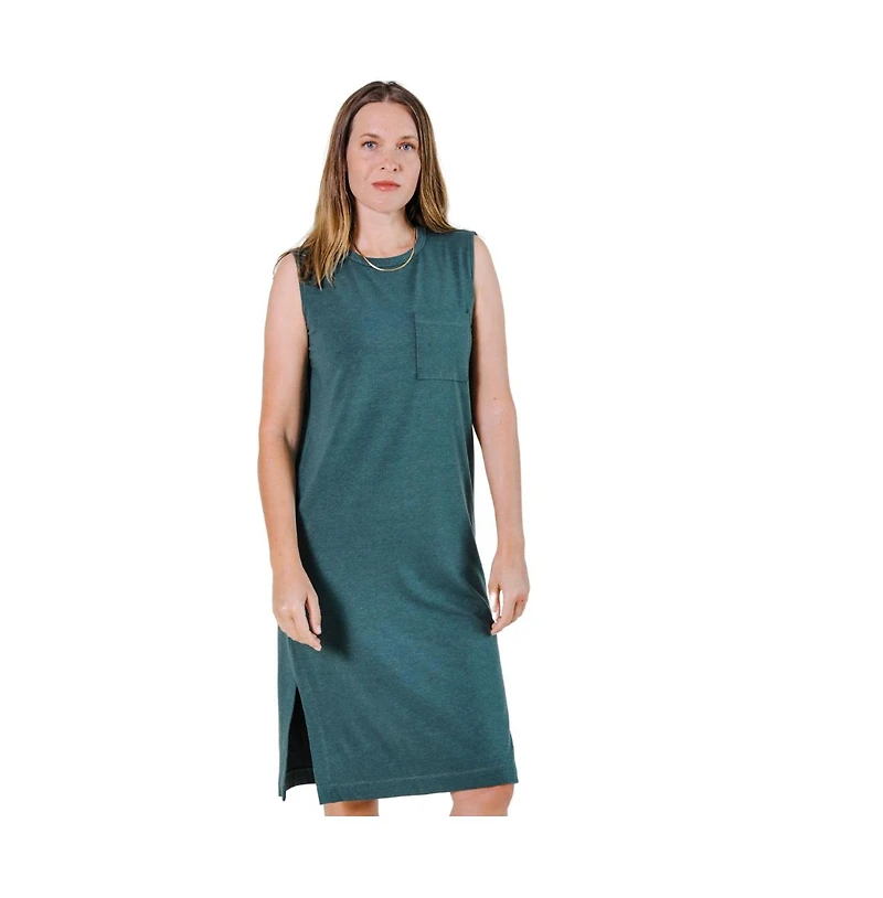 Poplinen Plus Size Sophie Organic Cotton + Tencel Tank Dress