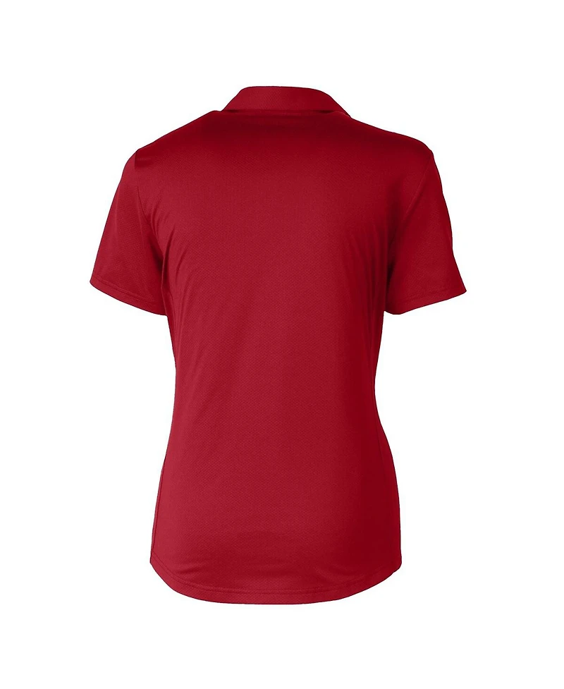 Cutter & Buck Women's Cardinal Louisiana Ragin' Cajuns Prospect Textured Stretch Polo Top