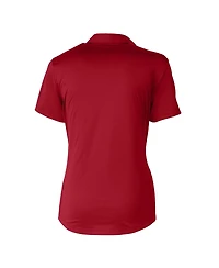 Cutter & Buck Women's Cardinal Louisiana Ragin' Cajuns Prospect Textured Stretch Polo Top