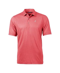 Cutter & Buck Men's Crimson Alabama Crimson Tide Pike Banner Print Polo