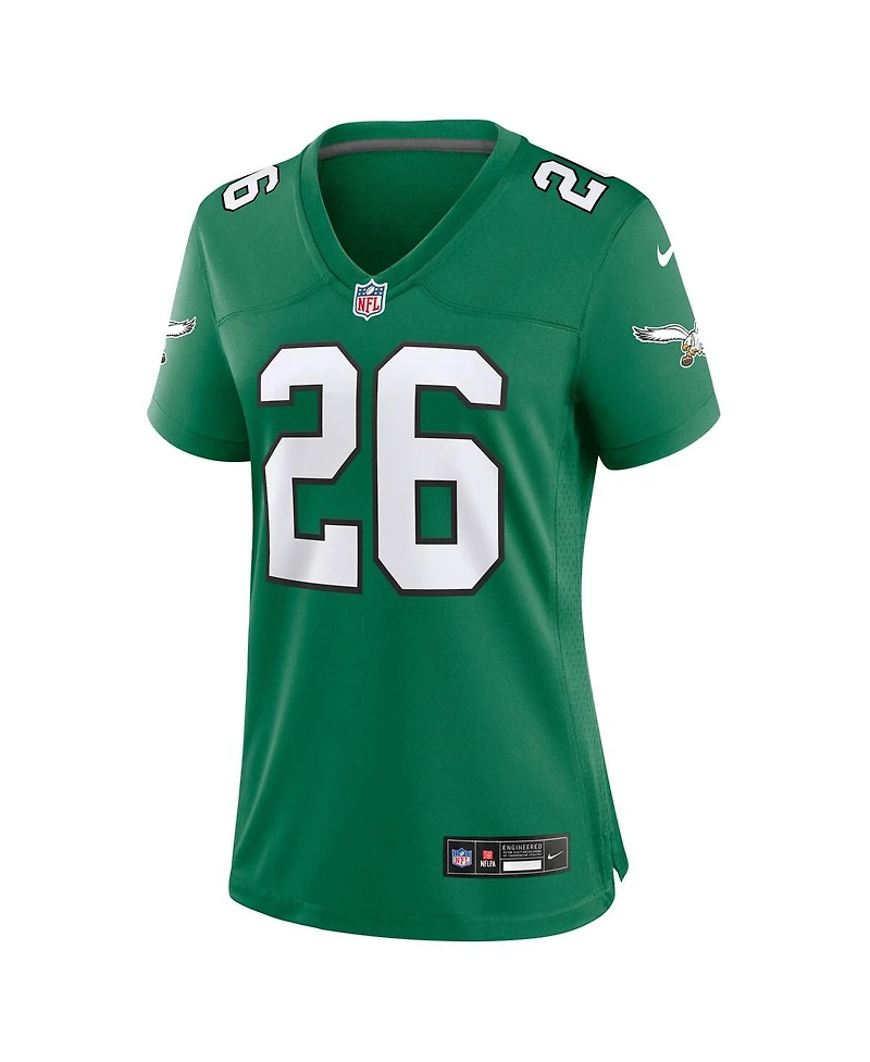 Nike Women's Saquon Barkley Kelly Green Philadelphia Eagles Alternate Game Jersey
