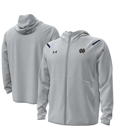 Under Armour Men's Notre Dame Fighting Irish Unstoppable Performance Fleece Hoodie Half-Zip Jacket