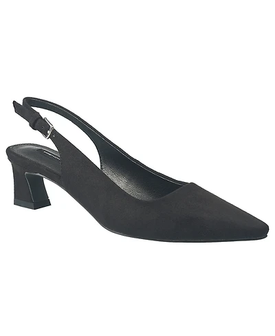 French Connection Women's Wesley Slingback Cube Block Heel