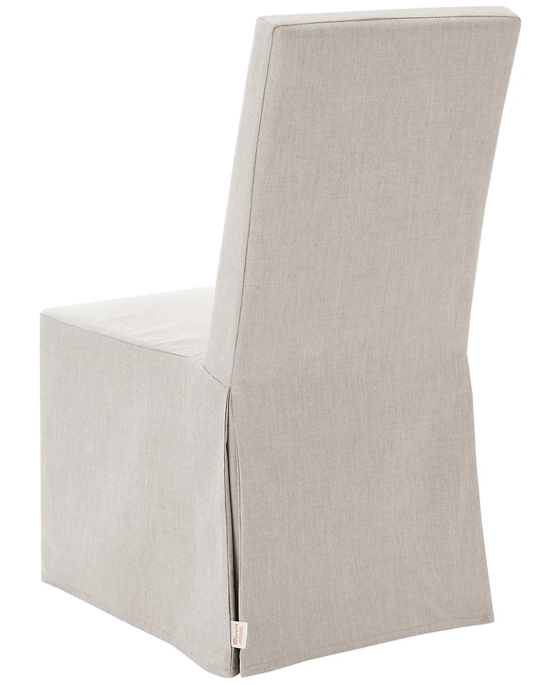 Abbyson Living 39" 2-Pc. Wood Mindy Sunbrella Slipcover Dining Chair