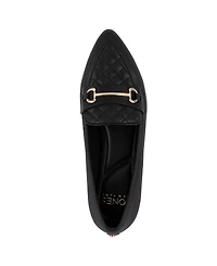 Jones New York Women's Quadia Pointed Toe Quilted Loafers