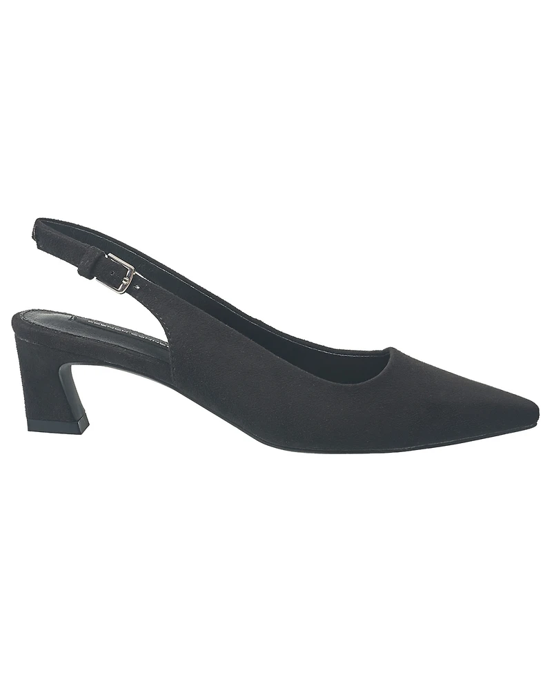 French Connection Women's Wesley Slingback Cube Block Heel