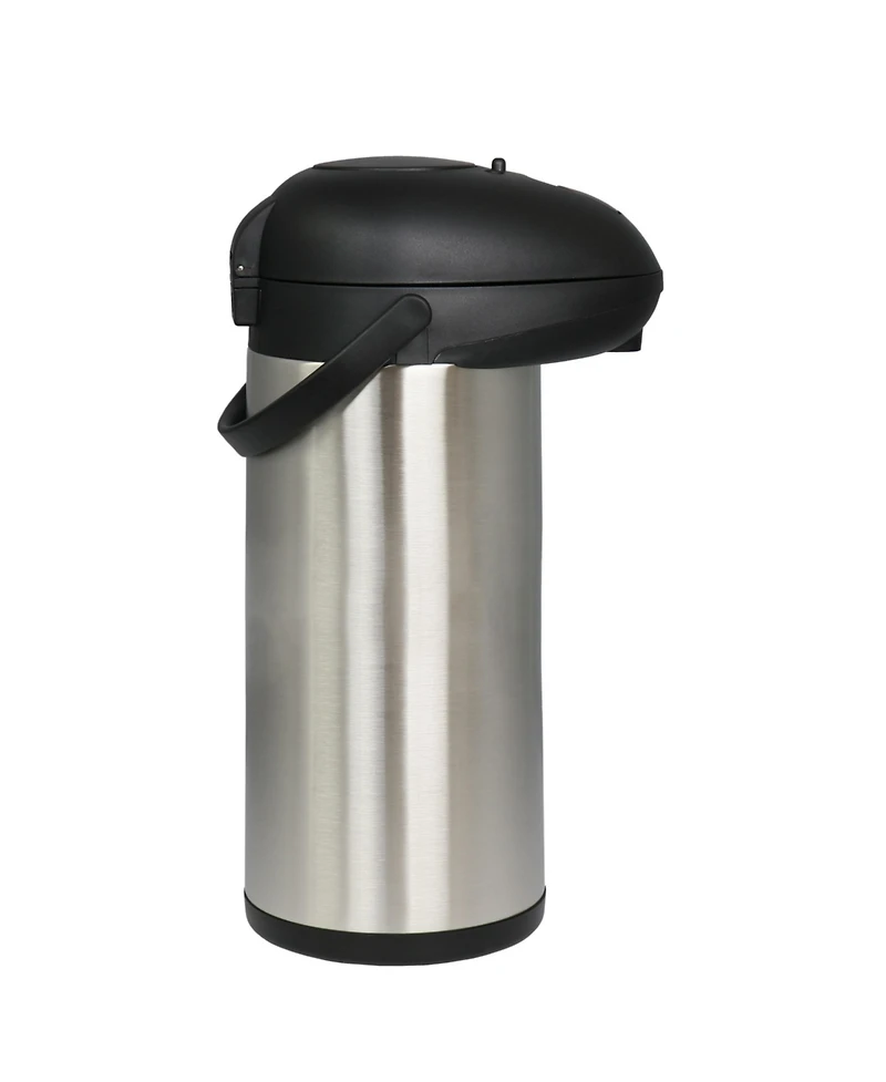 MegaChef 5 Quart Stainless Steel Vacuum Body Pump Cap Air Pot