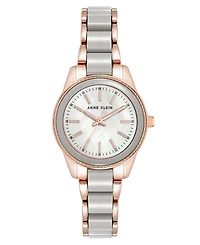 Anne Klein Women's Quartz Rose Gold-Tone Alloy Metal Watch, 30mm