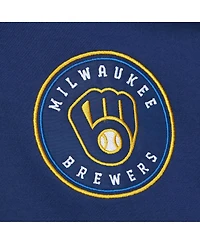 Mitchell & Ness Men's Navy Milwaukee Brewers Team Og 2.0 Current Logo Pullover Hoodie