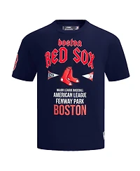 Pro Standard Men's Navy Boston Red Sox Oversized City Tour T-Shirt