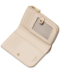 kate spade new york Deco Quilted Leather Compact Wallet