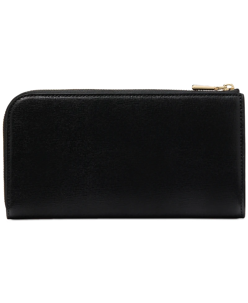 kate spade new york Devin Saffiano Leather Zip Around Continental Wallet