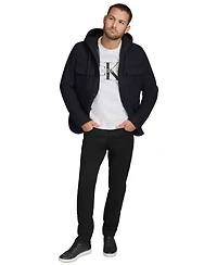 Calvin Klein Men's Hooded Shirt Jacket