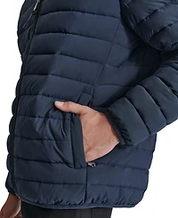 Dkny Men's Quilted Fleece-Lined Full-Zip Puffer Jacket