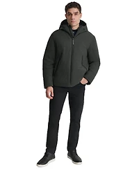 Dkny Men's Hooded Full-Zip Jacket