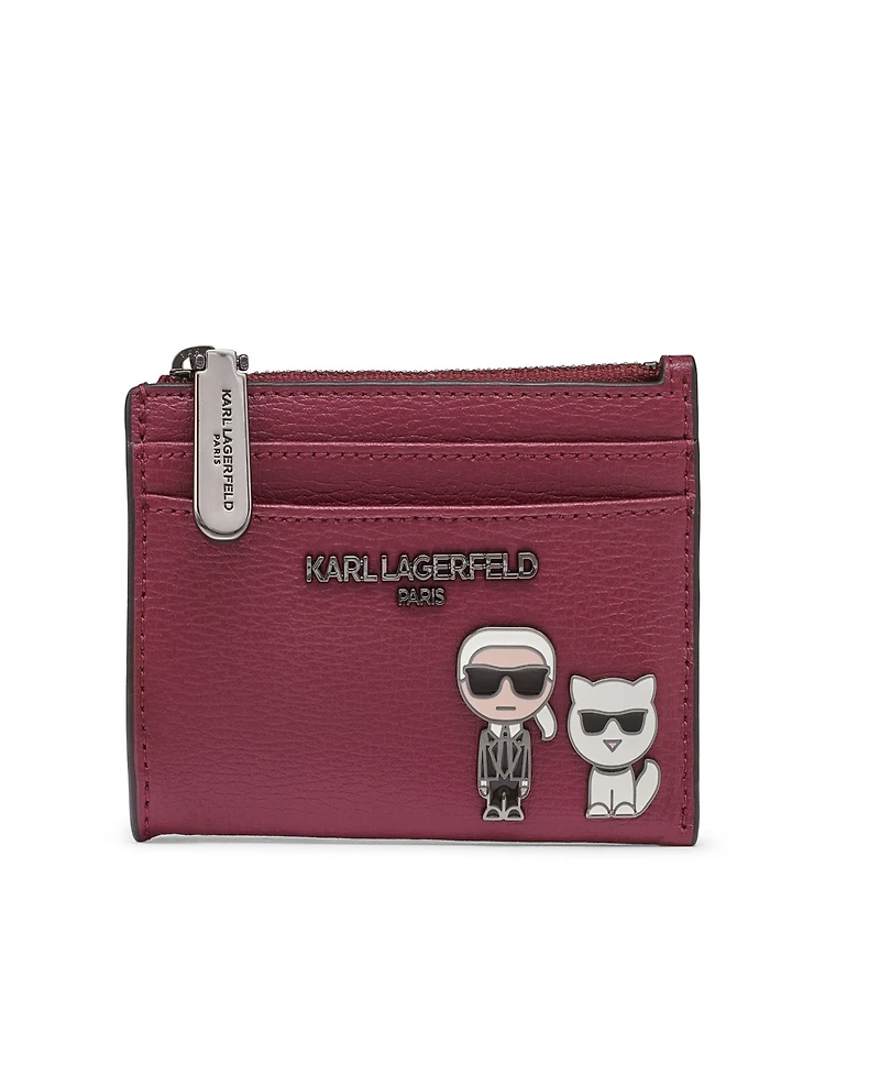 Karl Lagerfeld Paris Leather Card Holder Wallet