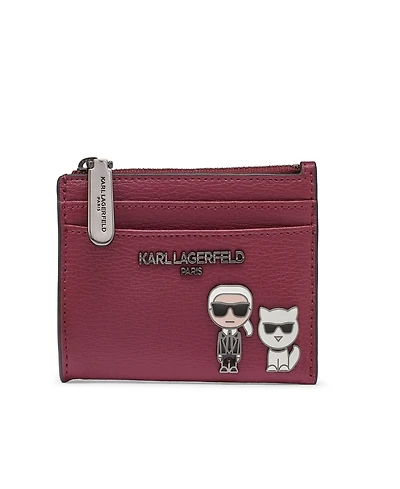 Karl Lagerfeld Paris Leather Card Holder Wallet