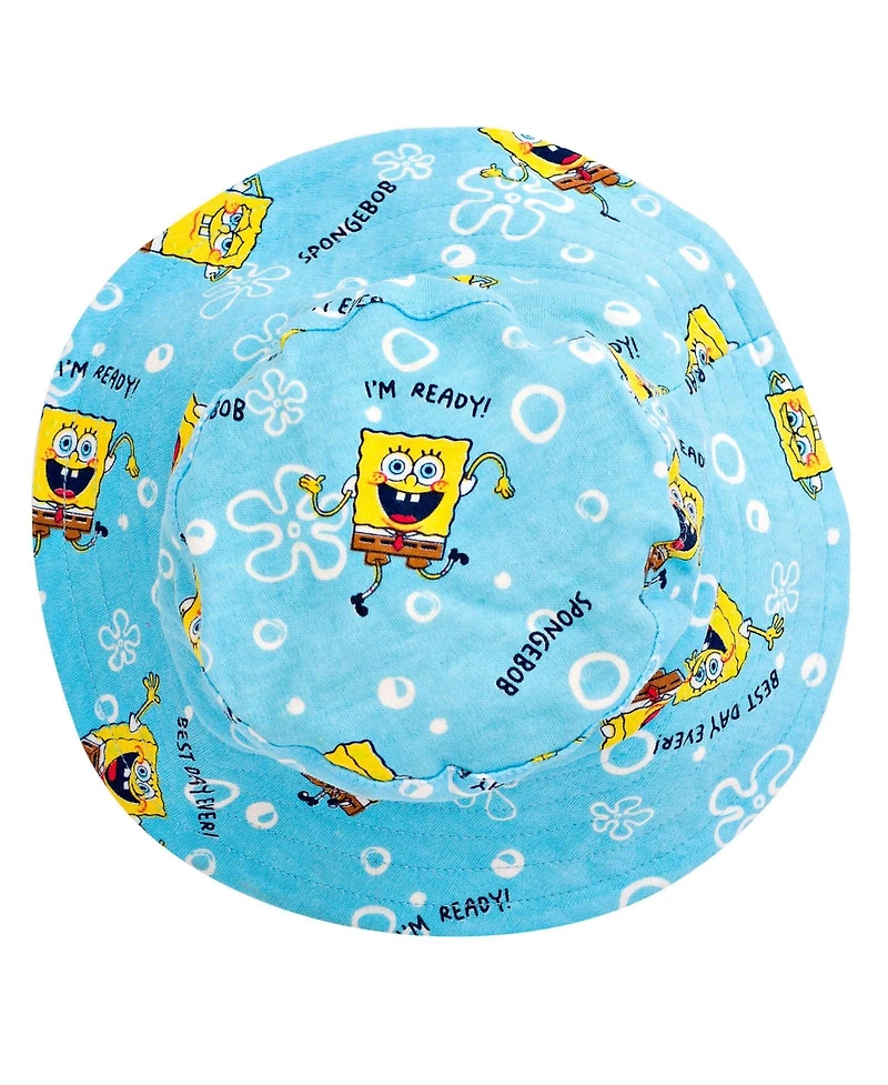 SpongeBob SquarePants Baby Boys Romper and Hat Newborn to