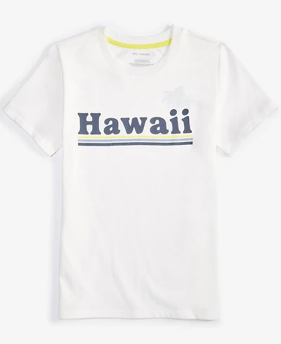 Epic Threads Little & Big Boys Hawaii Graphic T-Shirt, Created for Macy's