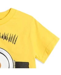 Despicable Me Toddler Boys Minions T-Shirt and Shorts Outfit Set to