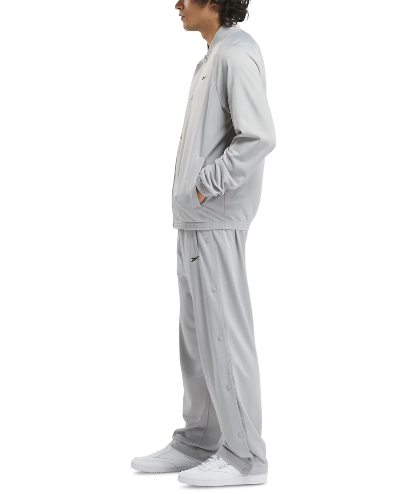 Reebok Men's Regular-Fit Snap-Front Basketball Jacket