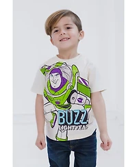 Disney Toddler Boys Mickey Mouse Toy Story Winnie the Pooh Cars Lion Guard Moana Luca Firebuds 2 Pack T-Shirts to