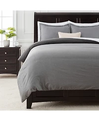 Chanasya Premium Faux Linen Bedding Duvet Cover 3-Piece Soft Luxury Set