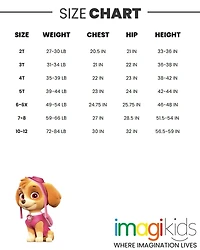 Paw Patrol Girls Skye July 4th Peplum T-Shirt and Twill Shorts Outfit Set to