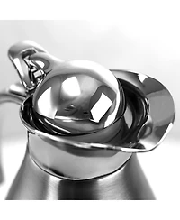 MegaChef 2 Quart Deluxe Stainless Steel Thermal Beverage Carafe for Coffee and Tea