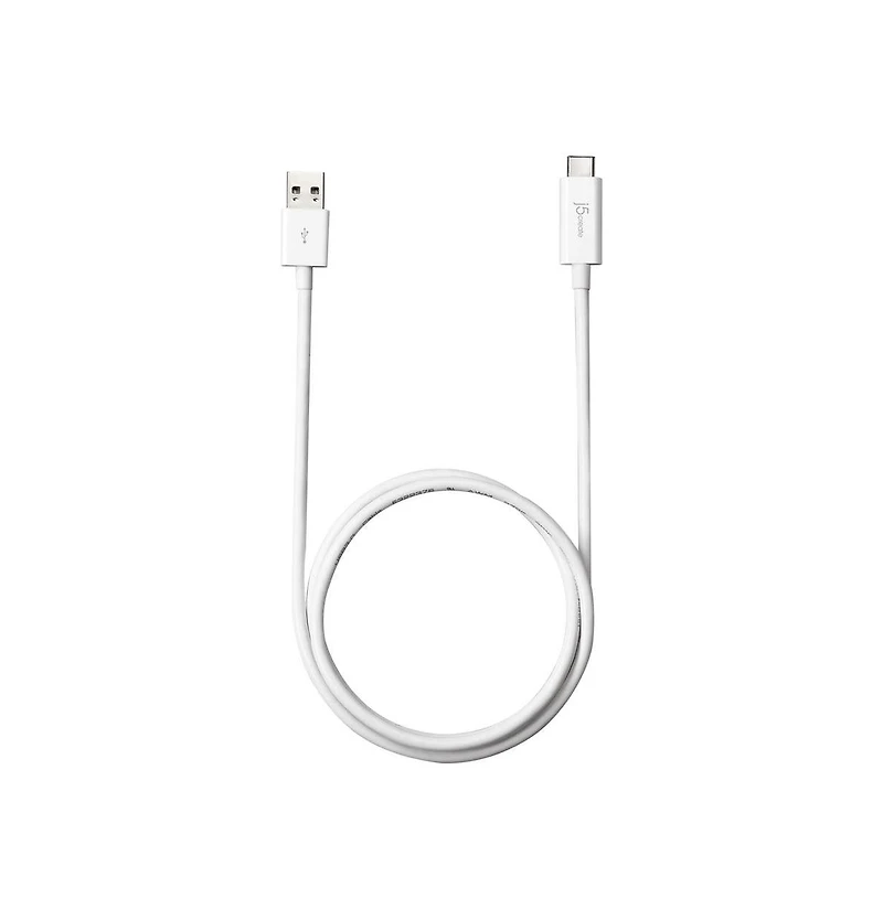 j5create JUCX08 USB2.0 Type-c to Type-a Cable, 6ft