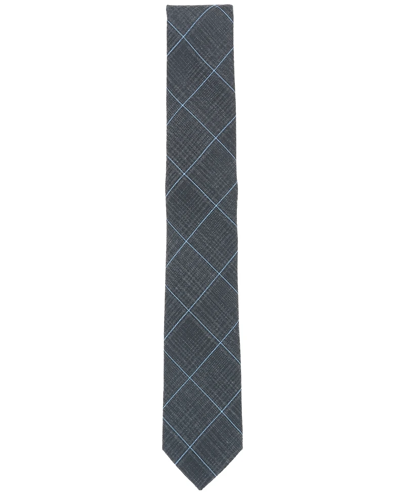 Bar Iii Men's Central Grid Tie, Created for Macy's