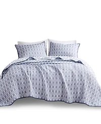 Madison Park Harlow Reversible Matelasse 3-Pc. Coverlet Set, Full/Queen