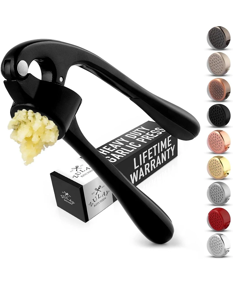 Premium Garlic Press - Durable Masher with Soft, Easy to Squeeze Handle