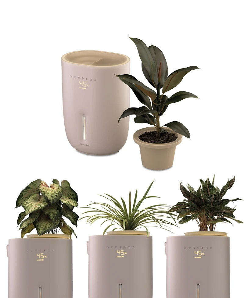 HoMedics Warm Cool Mist Humidifier with Small Planter