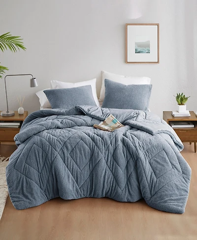 510 Design Kyla Double Diamond Quilted Teddy 3-Pc. Comforter Set, King/California King
