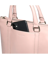 Club Rochelier Leather Crossbody Bag with Top Handles
