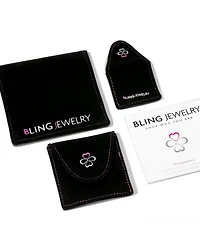 Bling Jewelry 3.5CT Emerald Cut Green Cubic Zirconia Emerald Cz Halo Stud Earring Rhodium Sterling Silver