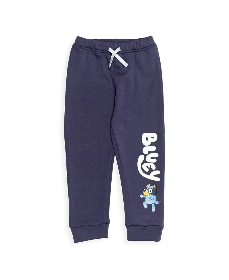 Bluey Boys Fleece Pullover Hoodie and Pants Outfit Set