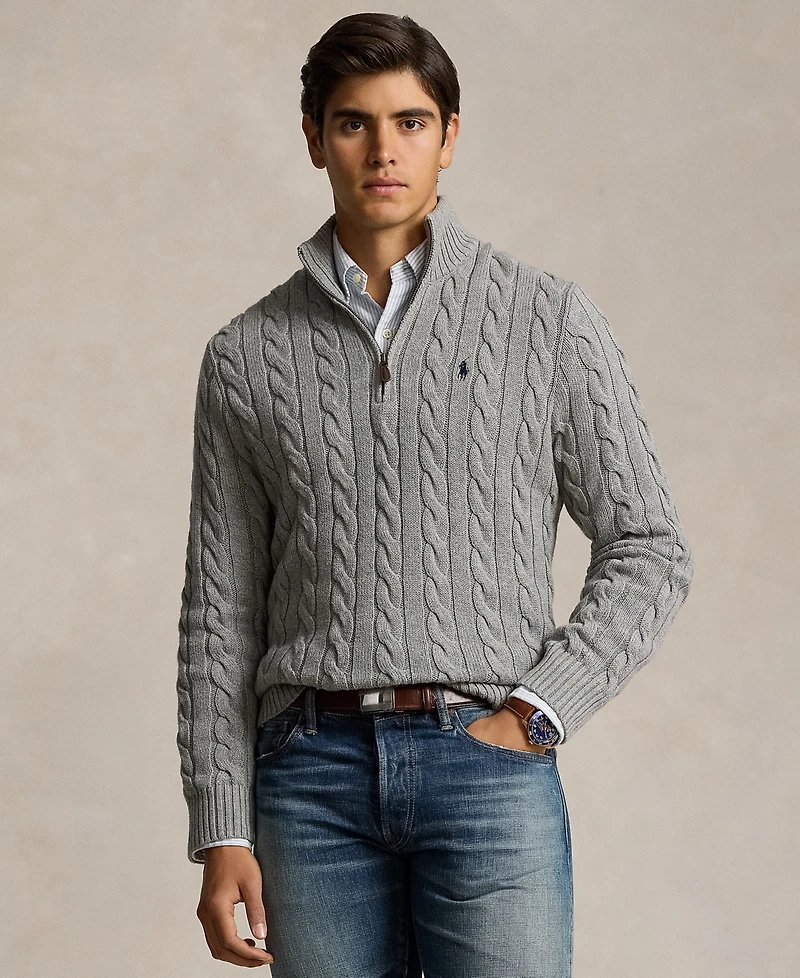 Polo Ralph Lauren Men's Cable-Knit Cotton Sweater