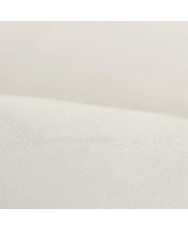 Chanasya Premium Taupe Velvet Curtains Panel Set 2 -Piece