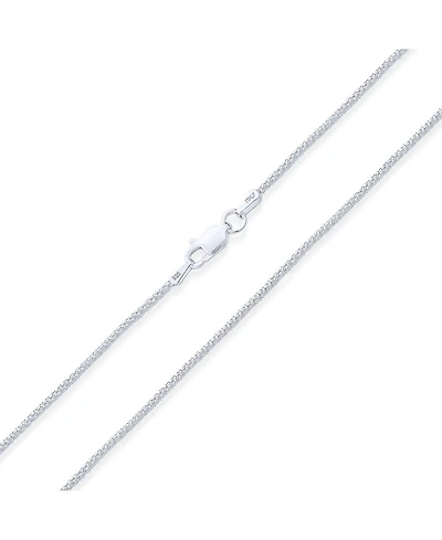 Bling Jewelry 3mm Bali Style .925 Sterling Silver Caviar Coreana Popcorn Chain Necklace