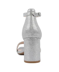 Jones New York Women's Early Two Piece Block Heel Dress Sandals