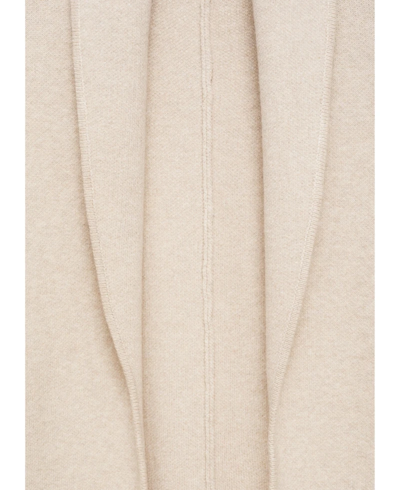 Mango Women's Pockets Detail Oversized Knitted Coat