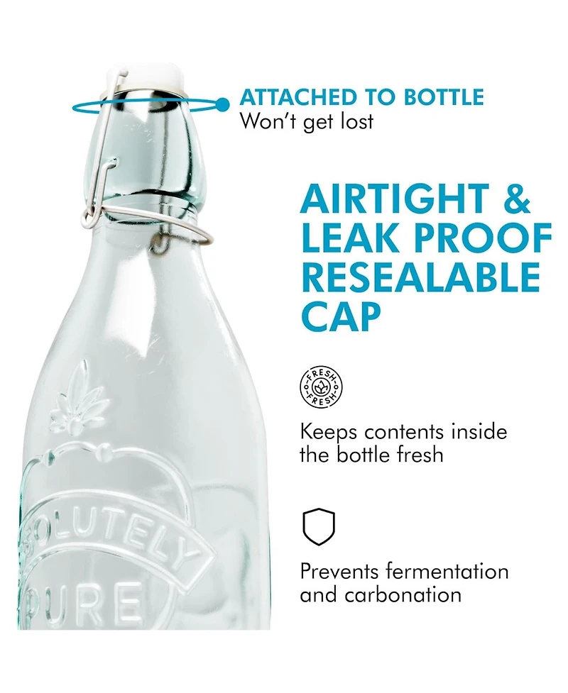 Amici Home Milk Glass Bottle
