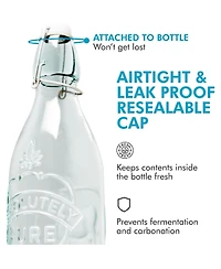 Amici Home Milk Glass Bottle
