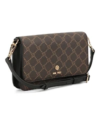 Nine West Women's Lockup 9 Phone Crossbody Wallet